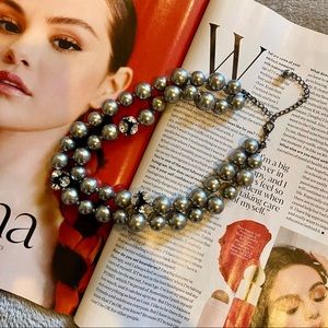 The Limited | Silver Bead Necklace